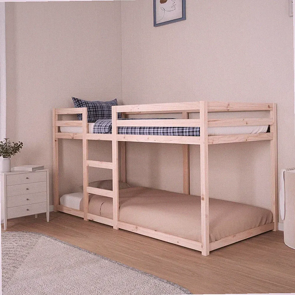 Etagenbett Kinderbett Hochbett Bett Stockbett Lattenrost Massivholz 90x200cm #S