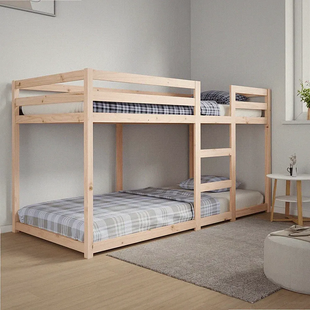 Etagenbett Kinderbett Hochbett Bett Stockbett Lattenrost Massivholz vidaXL