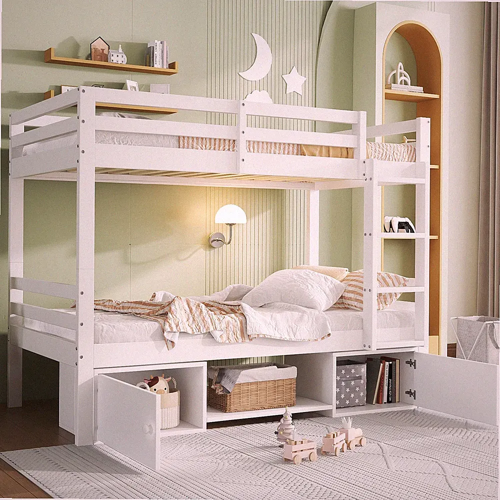 Etagenbett Kinderbett Jugendbett Einzelbett Schlafzimmer Bettgestelle 90x200cm