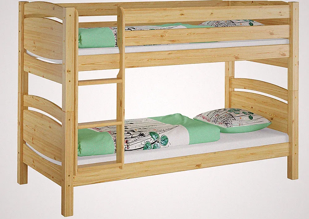 Etagenbett Massivholz Kiefer 90x200cm Stockbett hohes Bett Zubehör wählbar