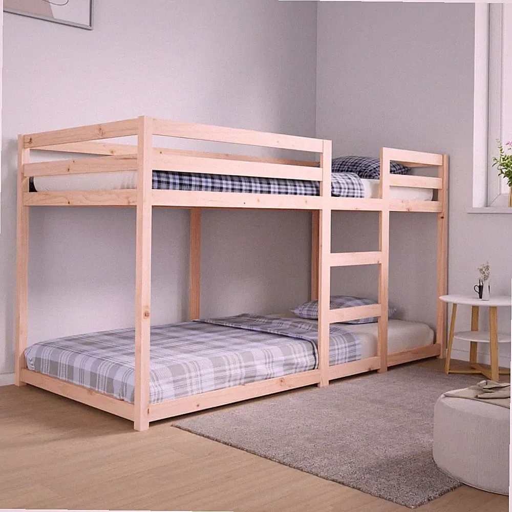 Etagenbett Massivholz Kiefer Hochbett Holz Bett Stockbett Bettrahmen Bettgestell
