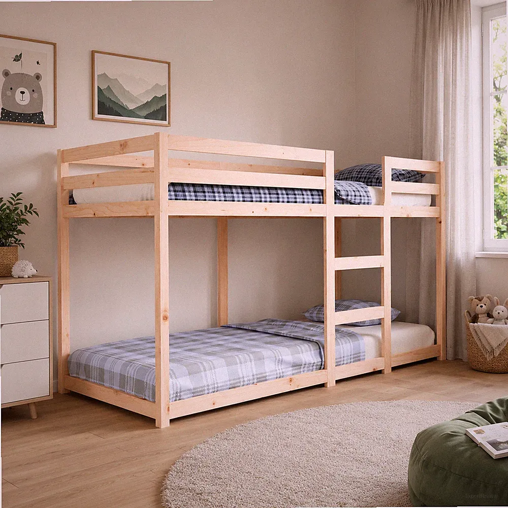 Etagenbett Massivholz Kiefer Hochbett Stockbett Kinderbett | 80 x 200 cm