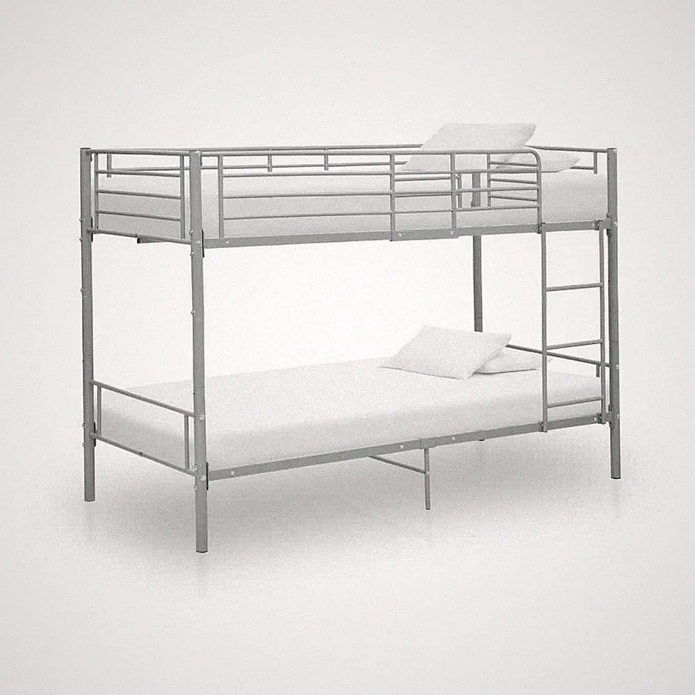 Etagenbett Metall Stockbett Bett teilbar teilbar in Einzelbetten Doppelstockbe
