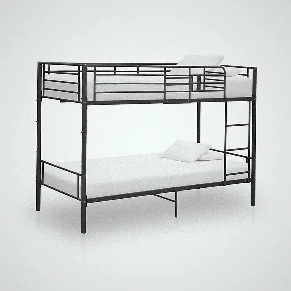 Etagenbett Metall Stockbett Bett teilbar teilbar in Einzelbetten neu