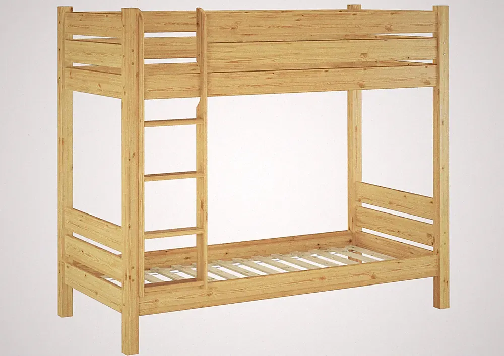 Etagenbett Stockbett Doppelbett Hochbett massiv 80x220 teilbar Holzbett Kinder