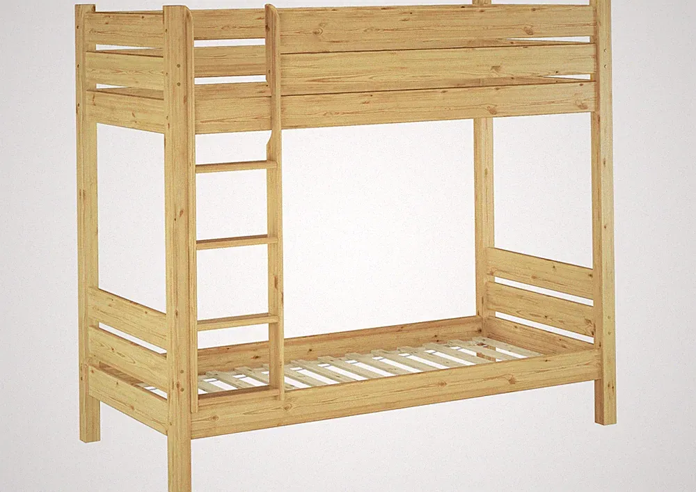 Etagenbett Stockbett Hochbett 100x190 teilbar Rollroste Holzbett Jugendbett