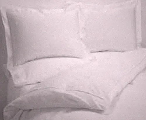 Euro einzeln montiert 90x200cm 100 % ägyptische Baumwolle schlichtweiß 200 Fadenzahl