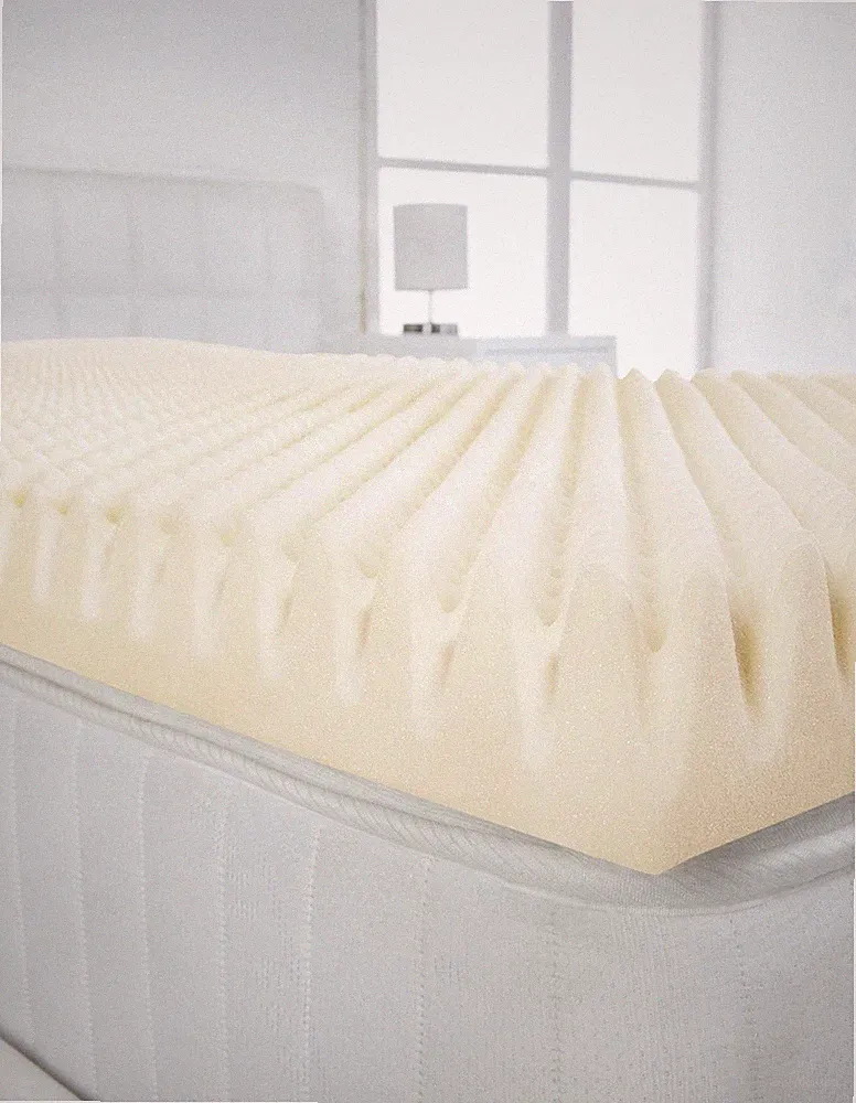 Europäische Doppelgröße Memory Foam Matratzenauflage Profil, Eierschale 140x200cm
