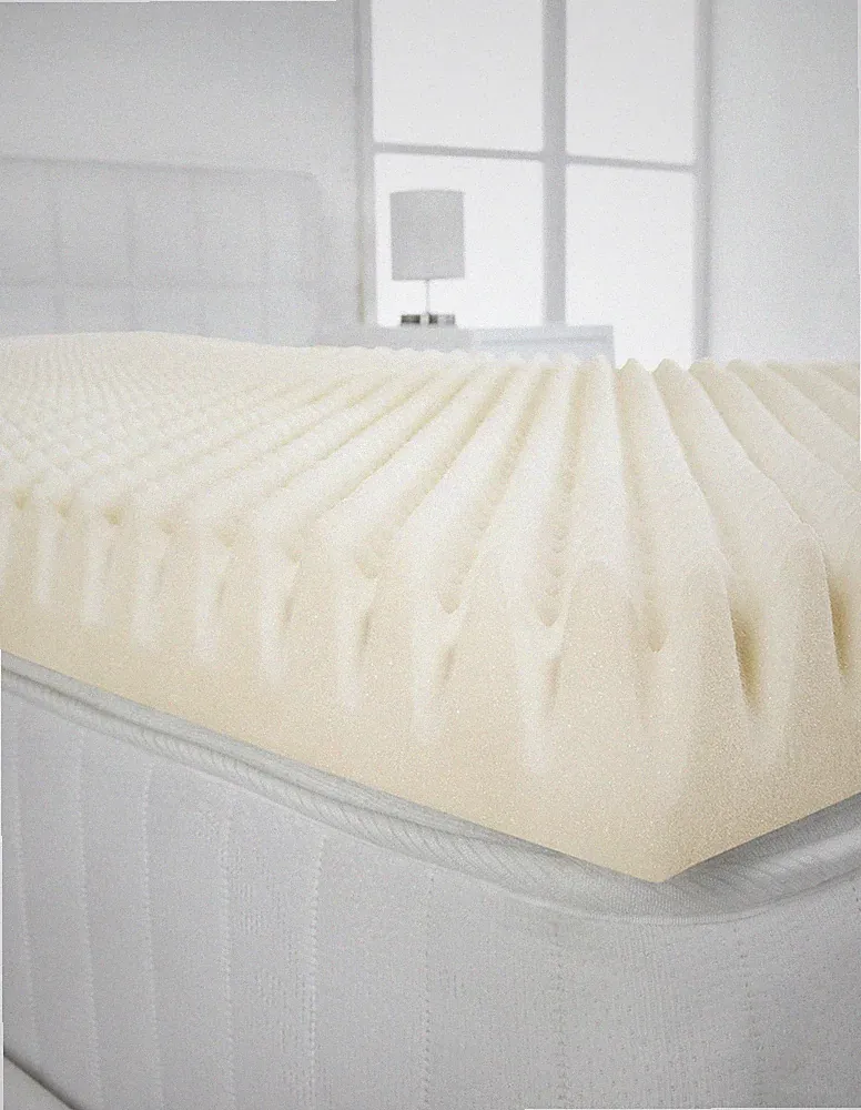 Europäische Doppelgröße Memory Foam Matratzenauflage Profil, Eierschale 140x200cm