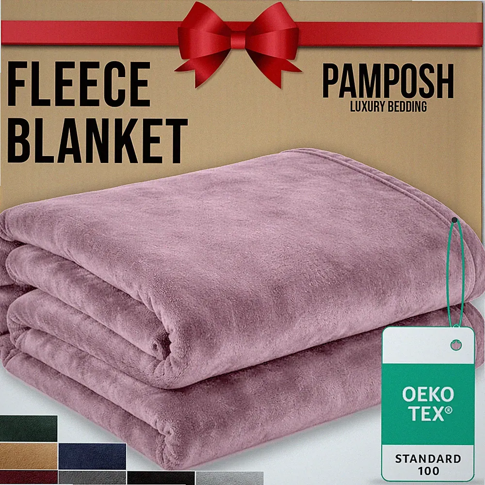 Extra große Fleecedecke super weich King Size Wendebett Sofaüberwurf Double