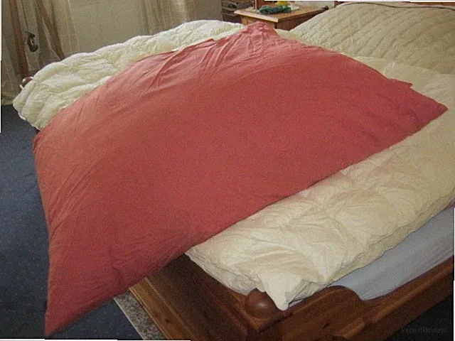 FETTES ROSA BALLONBETT DICK GEFÜLLT GUTE ALTE ZEIT NOSTALGIEBETT