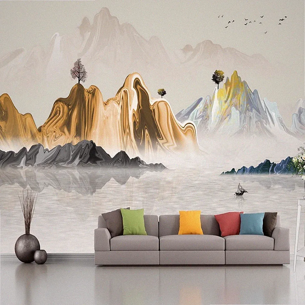 Fototapete Landschaft Wanddeko Wohnzimmer Schlafzimmer Bett Hintergrund 10366