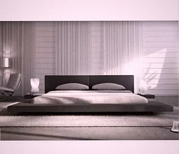 Futonbett 200x200 Kontrast zu Boxspringbett