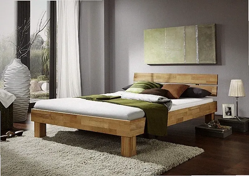 Futonbett Judith Bett Futonliege Kernbuche Massivholz Breite 140x200cm