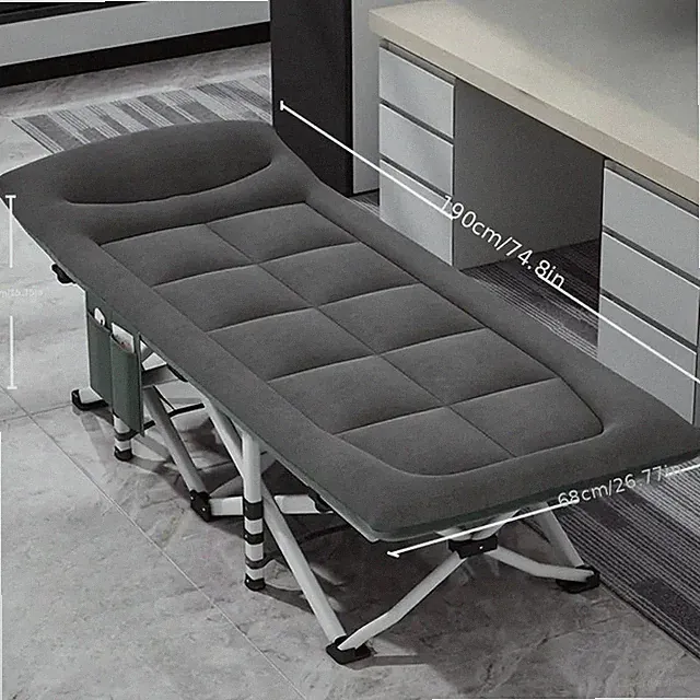 Gästebett Einzelbett Metallbett Klappbett Faltbett faltbar 68x190cm TE337