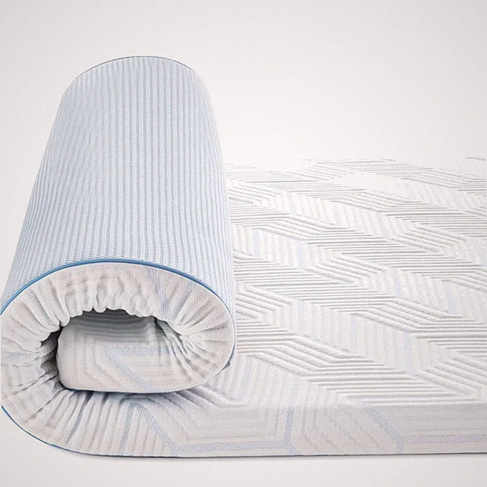 Gel Topper 120x200cm, 7,5cm, abnehmbar, waschbar, H2&H3, Memory Foam