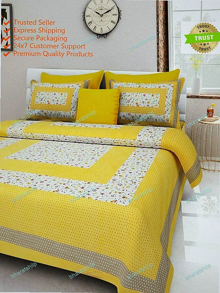 Gemäß Bild Bettbezug Queen Quilt Bettdecke Vintage Bettwäsche Set Hippie Über...
