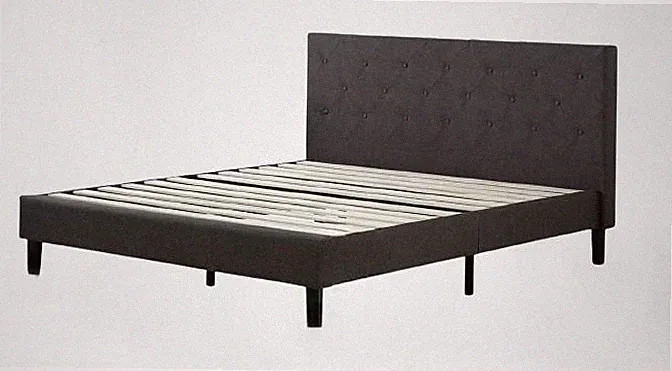 Gepolstertes Bettgestell ZINUS Shalini 140 x 90cm B-WARE