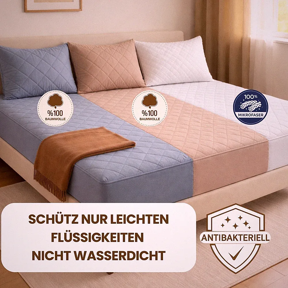 Gesteppter Matratzenschoner Spannbettlaken