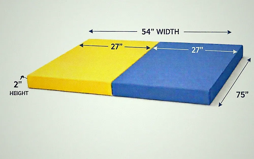 Half & Half Memory Foam & High Density Foam Matratzenauflage 190cm x 135cm x 5cm