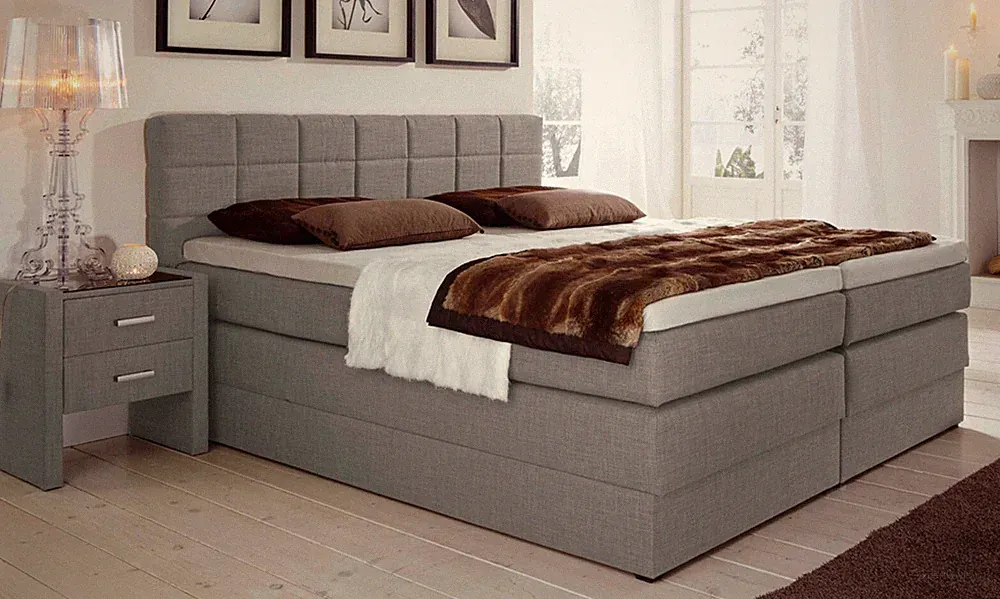 Hapo Oregon Boxspringbett mit Bettkasten Boxspring Bett Hotelbett Komfortbett