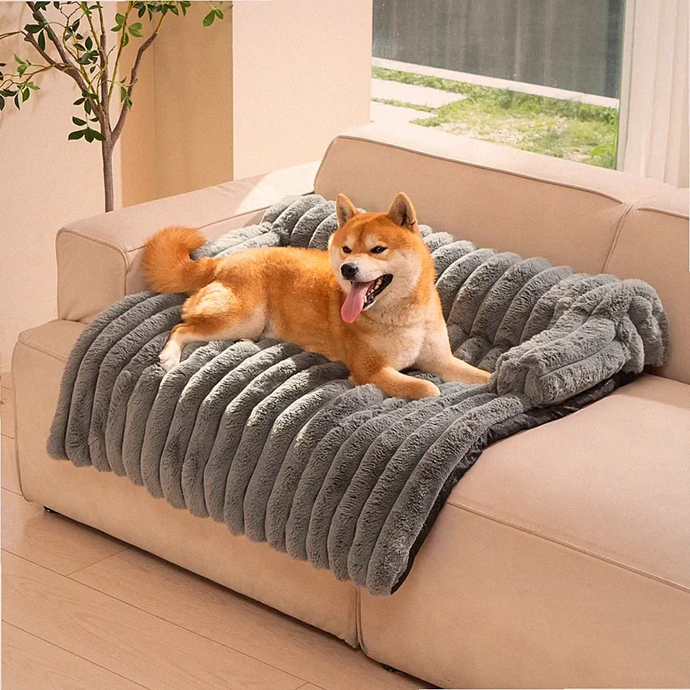 Haustier Hundebett Katzenmatte Faltbar warm abnehmbar waschbar Rutschfeste Un...