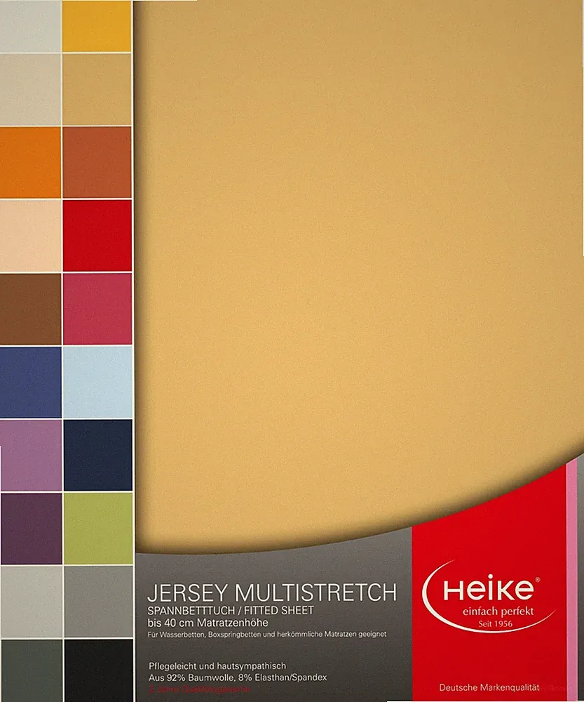Heike hochelastisches Spannbettlaken, Multistretch, bis 40cm Höhe, 240gr/m2