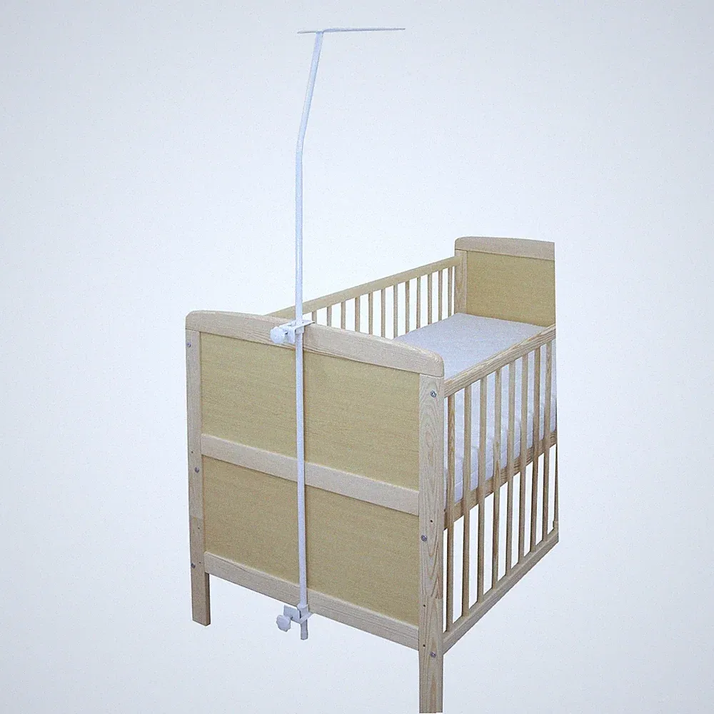 Himmelstange weiß universal Babybett Kinderbett Gitterbett Wiege Beistellbett
