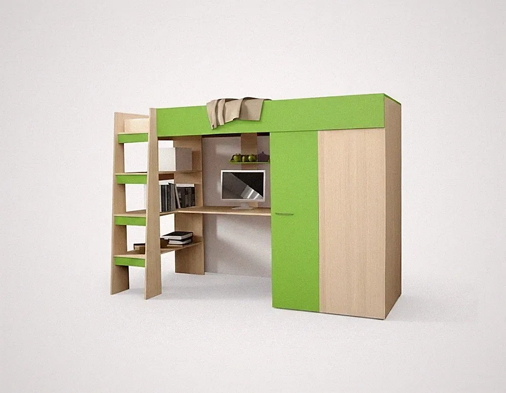 Hochbett Doppelstockbett Bett Jugendbett Kinderbett Schreibtisch Sofort