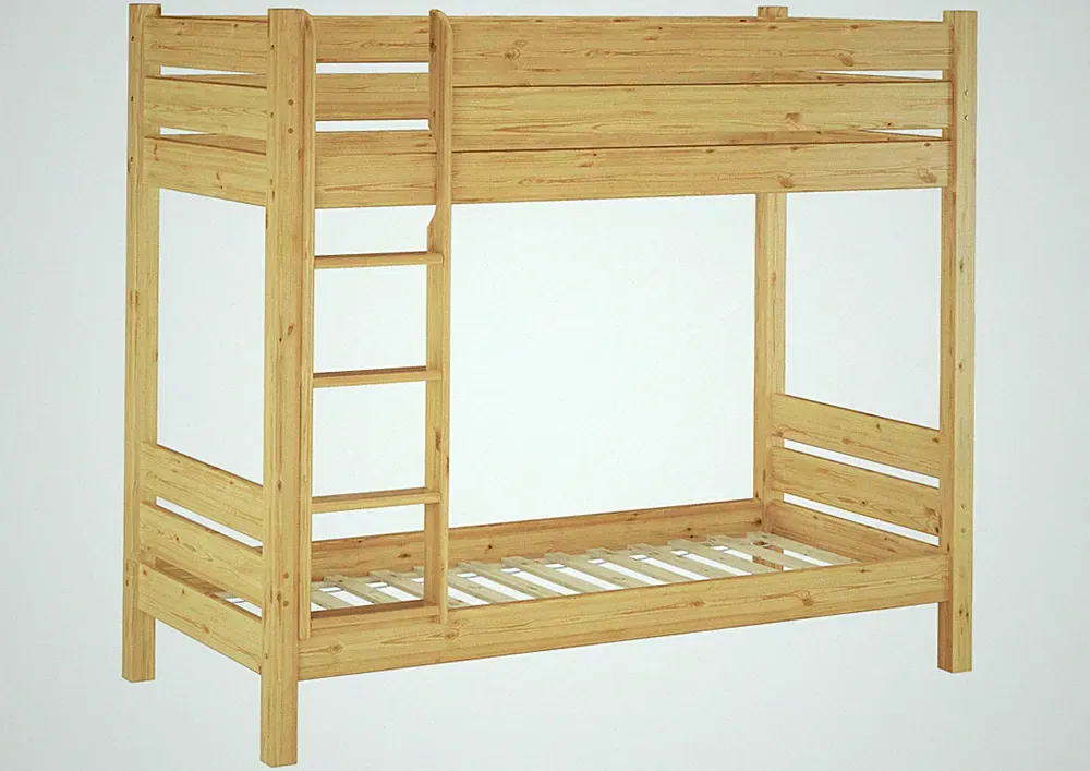 Hochbett Etagenbett Stockbett 100x220 teilbar Rollroste Gästebett Kinderbett
