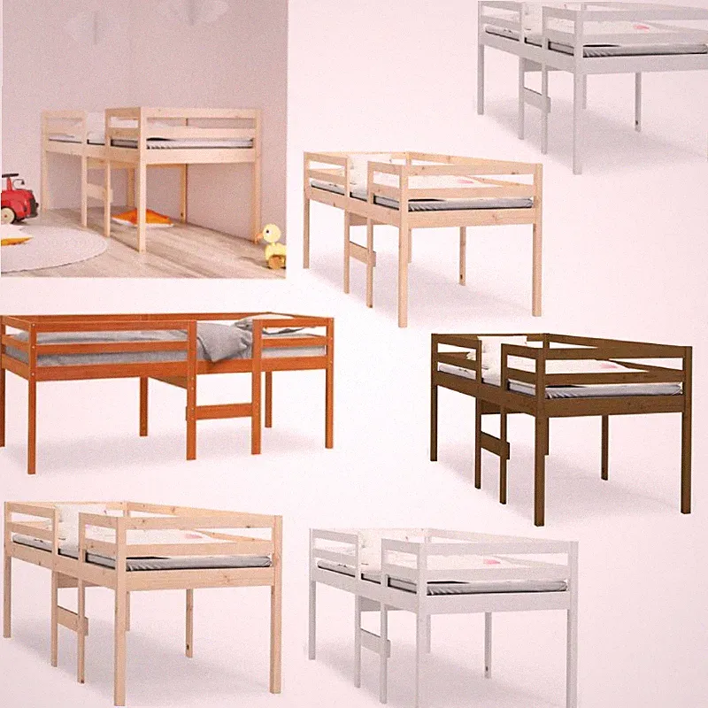 Hochbett Kinderbett Bett Spielbett Etagenbett Stockbett Massivholz Kiefer