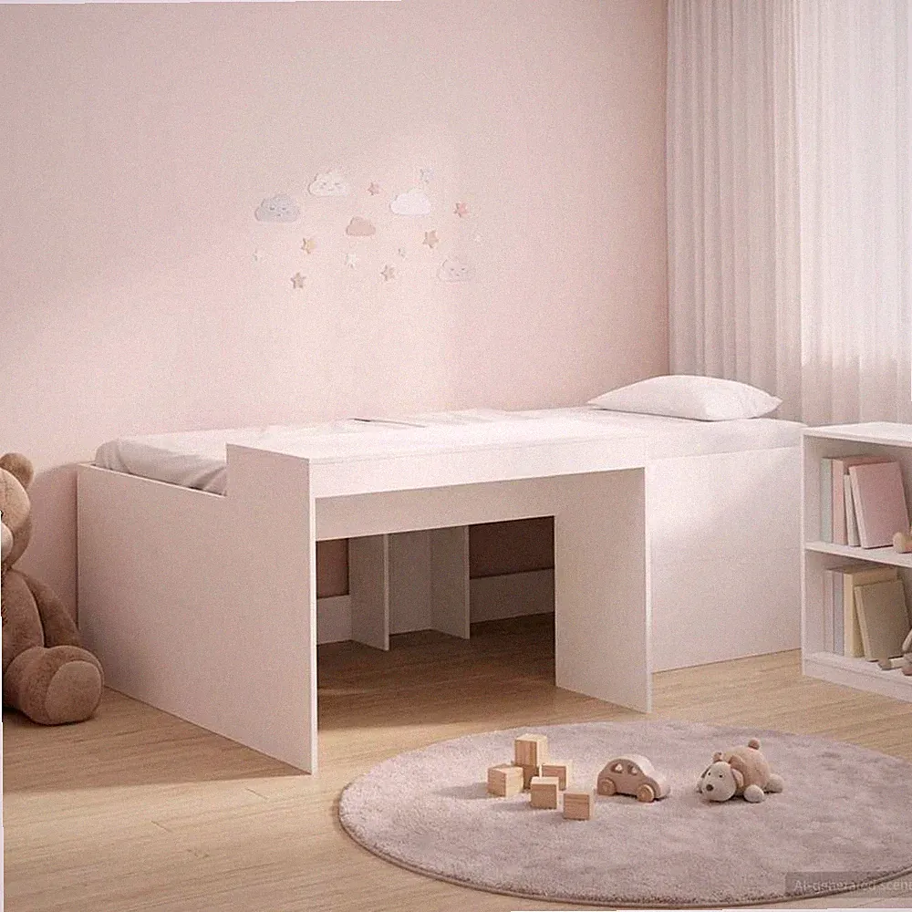 bett mit schreibtisch für kinder