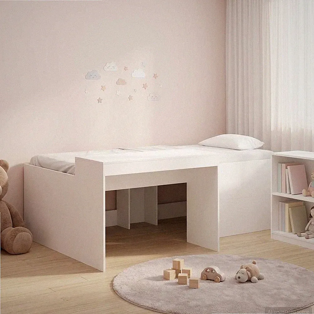 bett mit schreibtisch für kinder