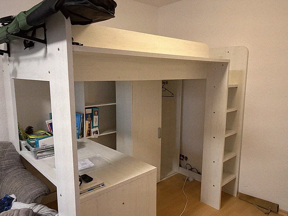 Hochbett Mit Schreibtisch Und Schrank