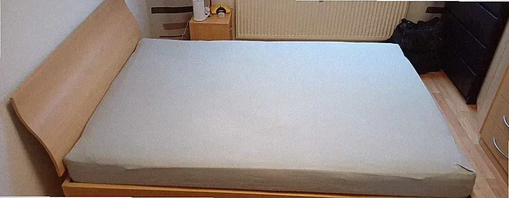 hochwertiges Bett 1,40m x 2,00m (französisch) - inkl. Matratze in Chemnitz