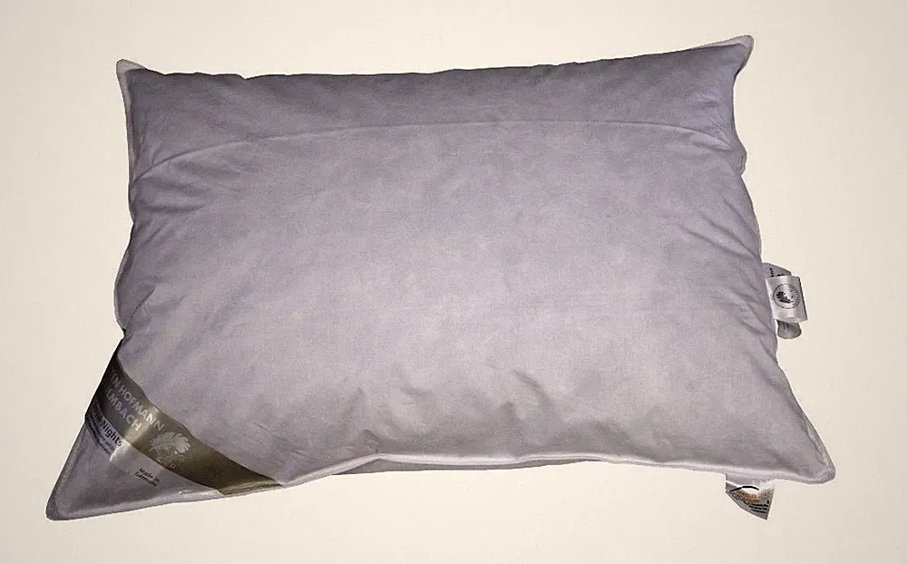 Hofmann Kopfkissen Polster 60x80 650g Daunenkissen Kissen prall dick 100% Daunen