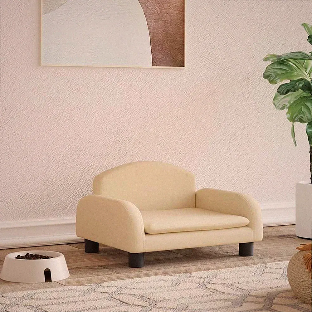 Hundebett Körbchen Hundesofa Hundesofa Hundecouch Haustierbett Stoff vidaXL