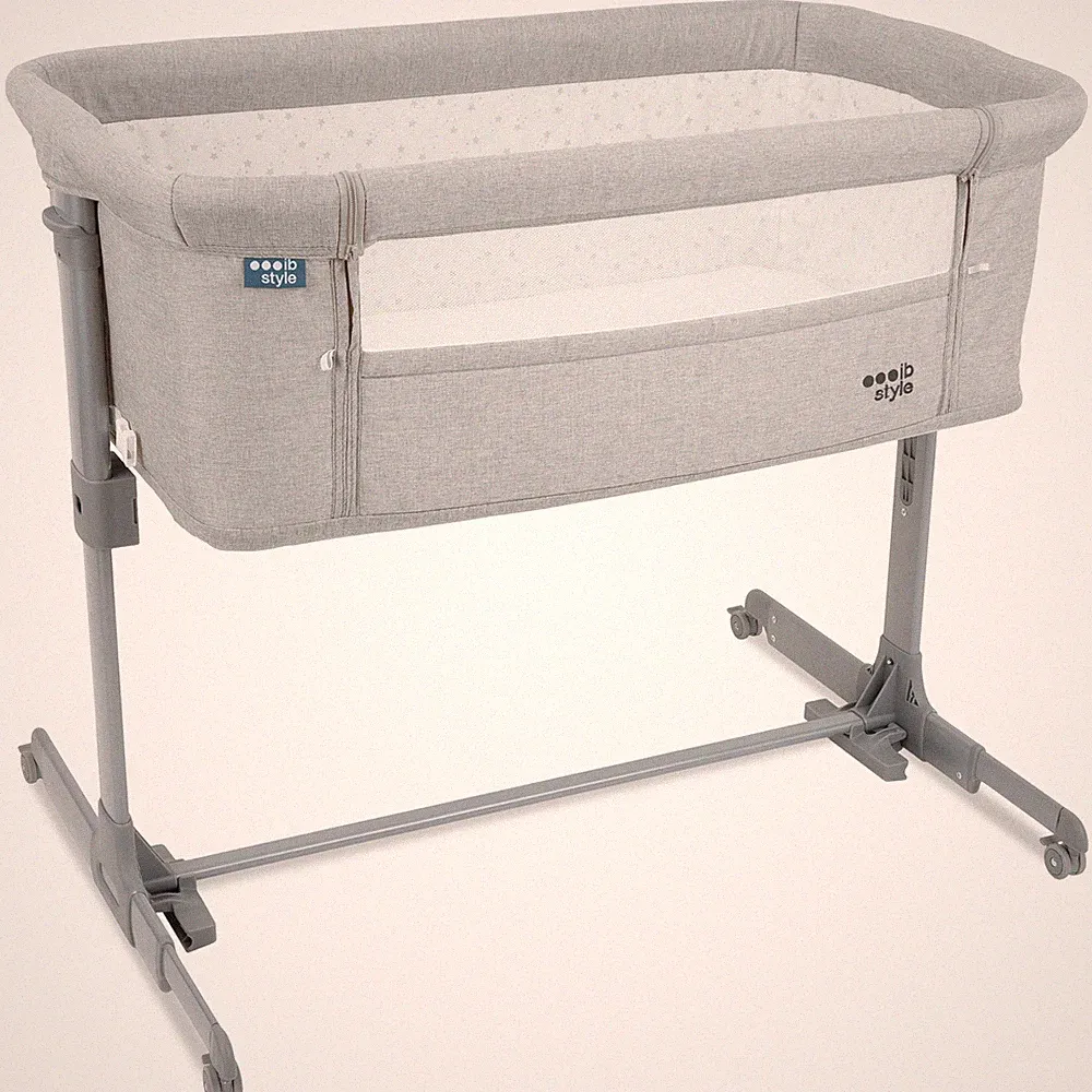 ib style®ALUNA 2in1 Babybett Beistellbett Zustellbett Reisebett Wiege Kinderbett