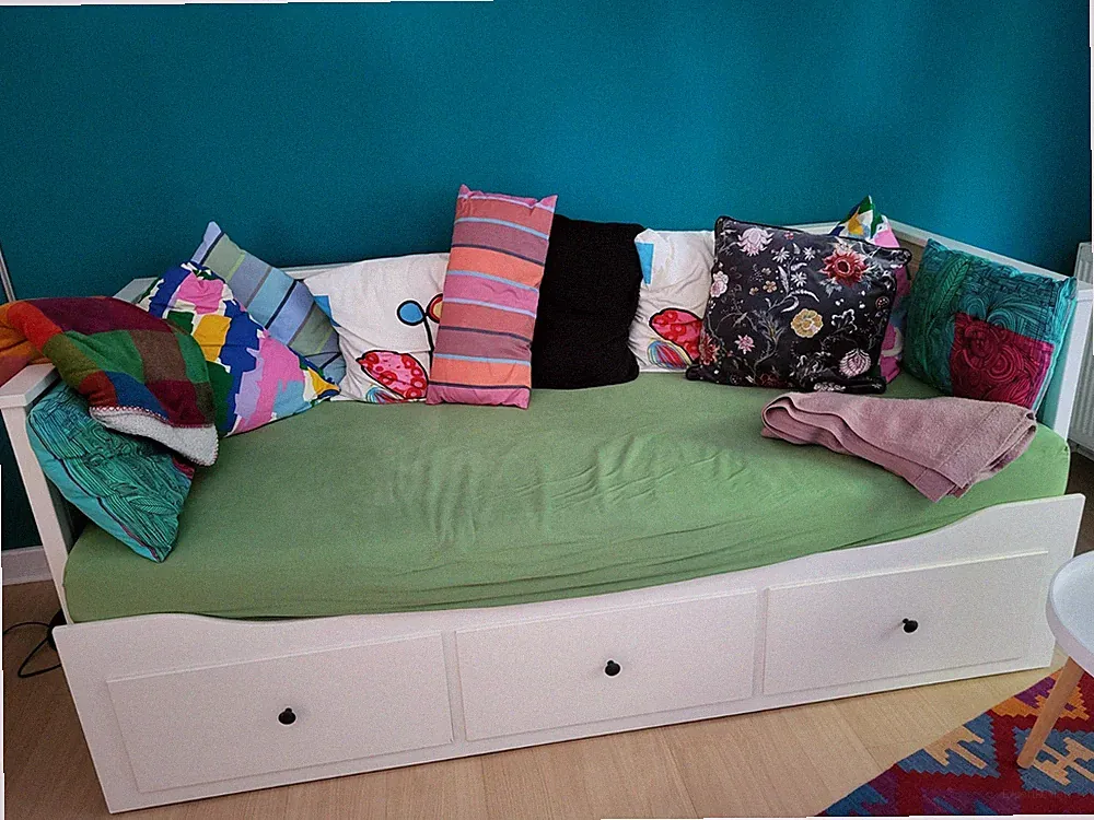 IKEA Hemnes Tagesbettgestell weiß 90x200cm