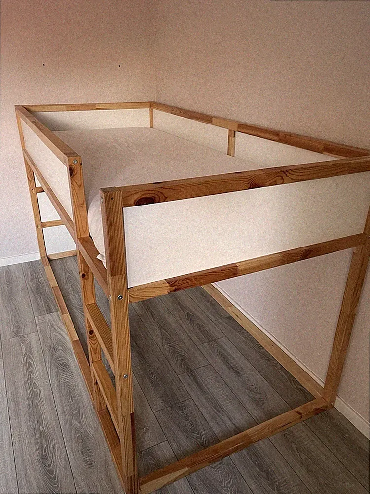 IKEA Kura Stockbett, Holzfarben, 90x200 Cm