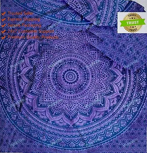 Indische Blumen Bettbezug Steppdecke Bettdecke Vintage Bettwäsche Set Hippie...