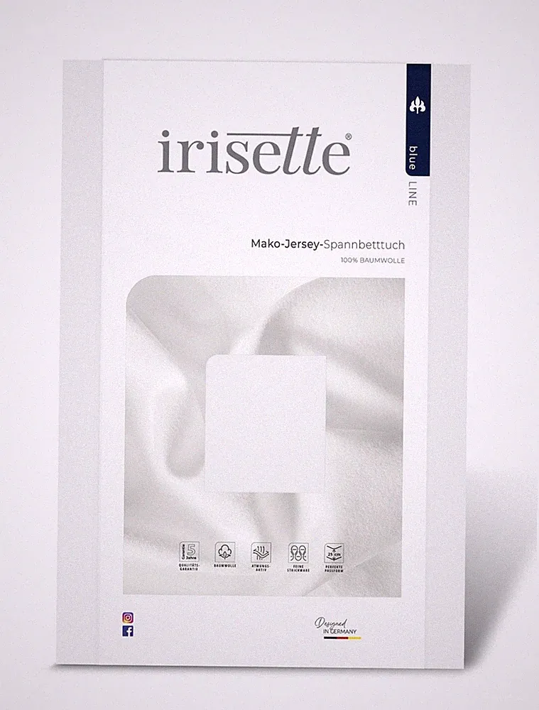 Irisette Spannbettlaken Soft-Jersey 100x200 cm / 150x200 cm oder 190x200 cm