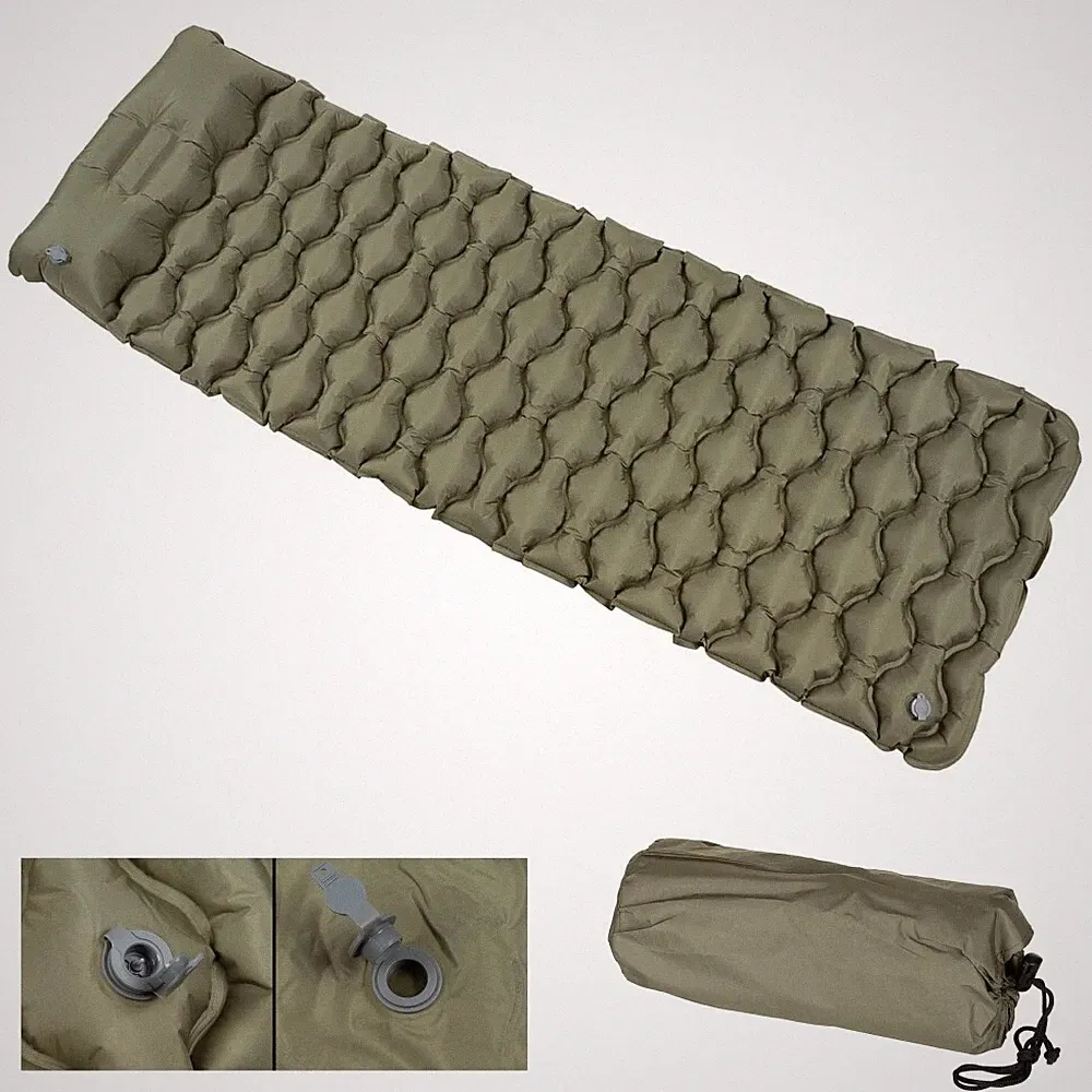 Isomatte aufblasbar Camping Luftmatraze Outdoor Campingmatte Thermomatte Matte