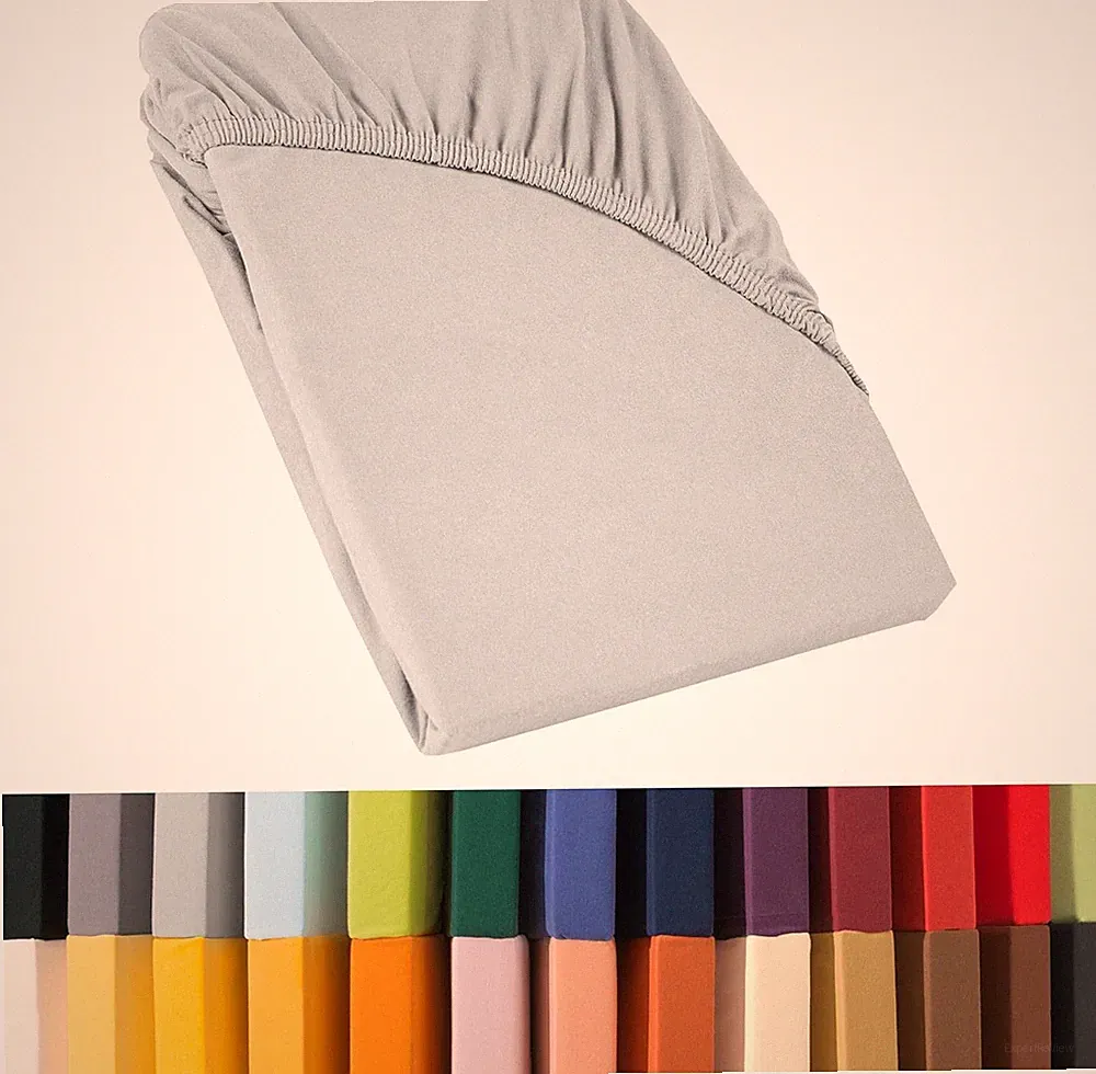 Jersey Spannbettlaken Spannbetttuch 100% Baumwolle Bettlaken Betttuch 160GSM DHL