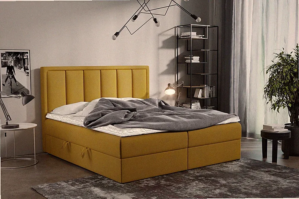 KIER FURNITURE Polsterbett mit Bettkasten VOXI