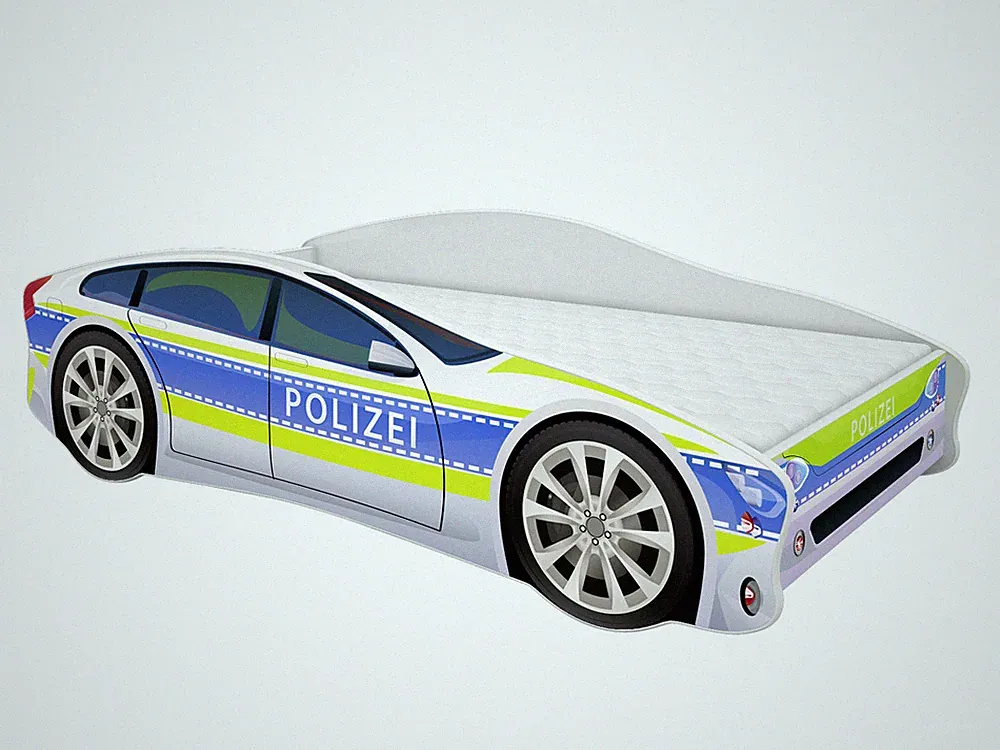 Kinderbett Autobett Lattenrost Matratze Auto Junior + NAME GRATIS !!!