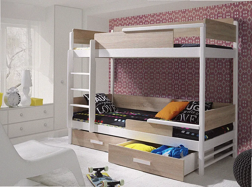 Kinderbett Etagenbett Stockbett Tino Doppelbett Hochbett Holz Kiefer 16