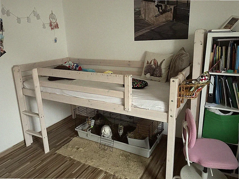 Kinderbett Massivholz