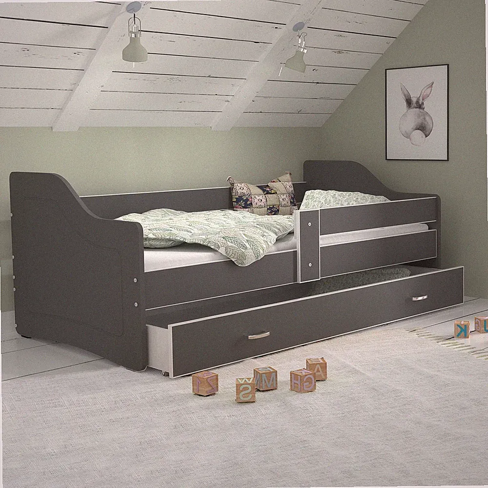 Kinderbett SWEETY Bett 80x140-180 cm Jugendbett mit/ohne Matratze Lattenrost