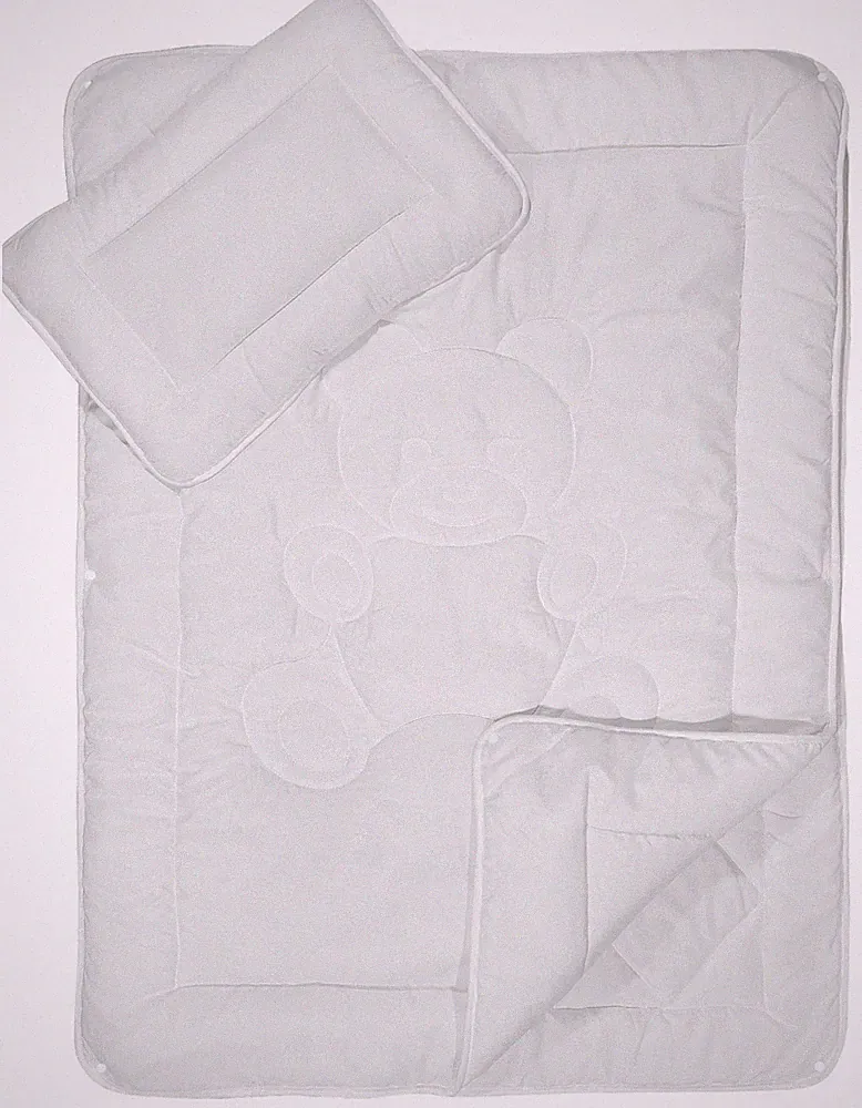 Kinderbetten Set 4-Jahreszeiten mit Bärchensteppung 3-teilig 40x60 + 100x135 cm